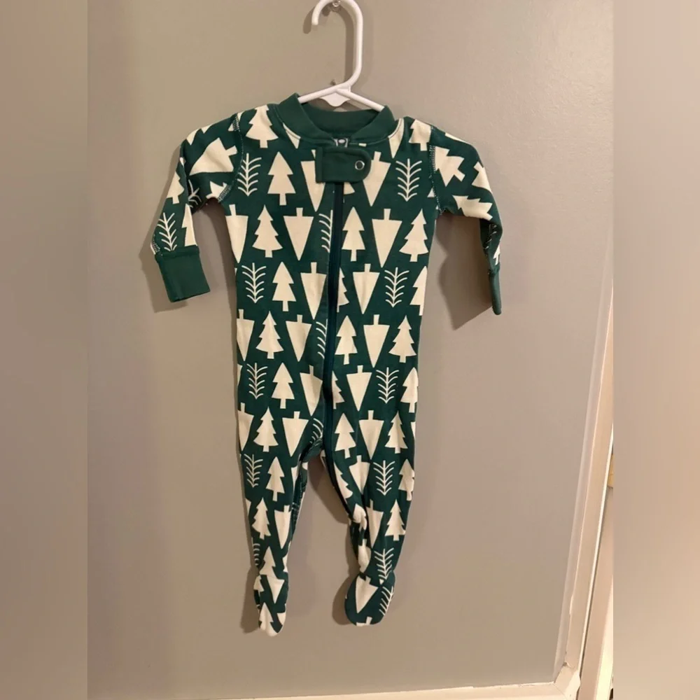 Hanna Anderson Green and White Kids One Piece